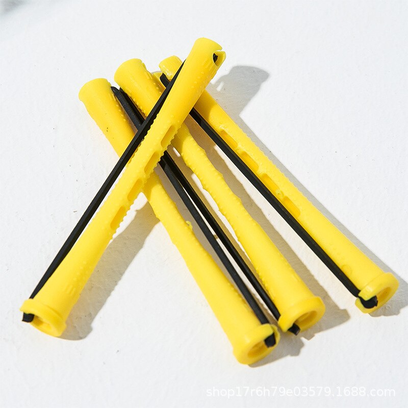 Tiges de permanente et 100 pièces, 5 tailles, rouleaux avec cheveux ondulés, bigoudis pour femmes, cheveux longs et courts: 0.7cm 50pcs