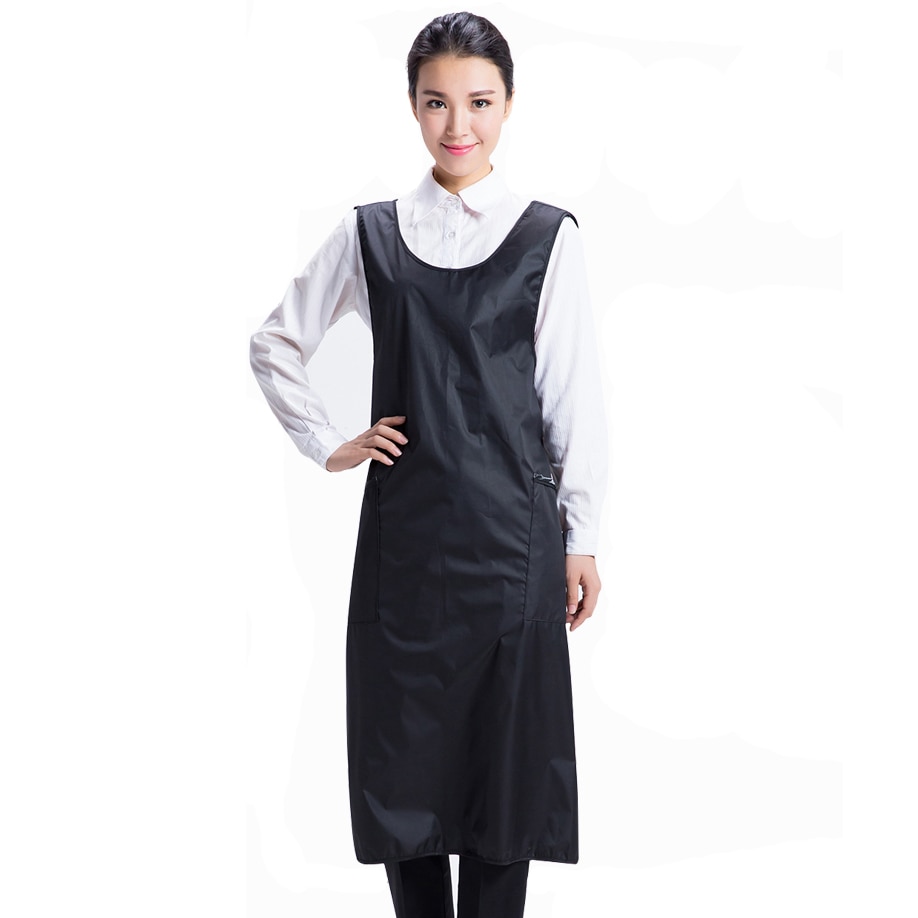 Hairdresser Long Working Salon Barber & Assitant Hair Cutting Styling Cape Apron Gown Blouse To Knee Hairdressing Supplies U1031