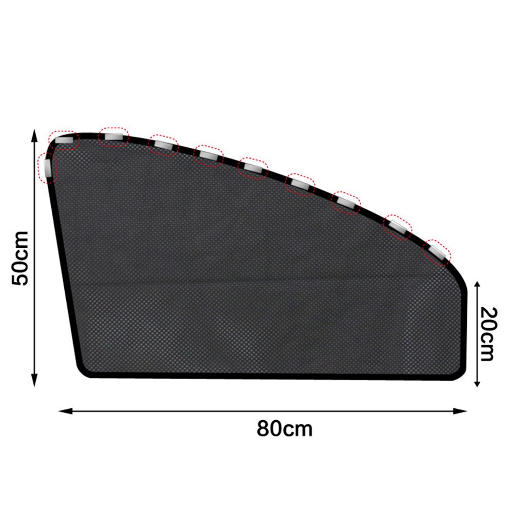 2 stk magnetisk bil solskjerm sidevindu gardin sol uv beskyttelse bil gardiner frontrute solskjerm mesh bil interiør
