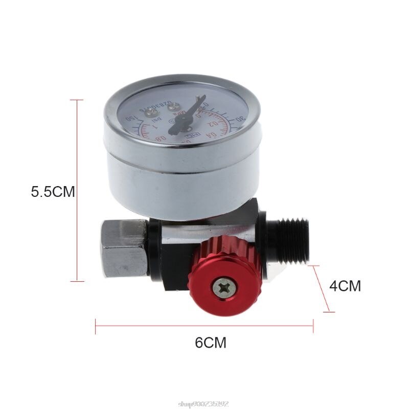 Paint Spray Air Pressure Regulator Controller Compatible Gauge Car Auto Repair Painting Tools Sprayer Accessories Pneumatic O20