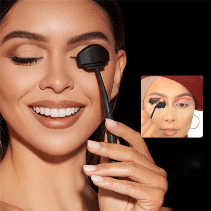 7Pcs Set Eye Shadow Template Cut Crease Silicone Eye Shadow Stamp Crease Tool Lazy Fast Eye Makeup Kit