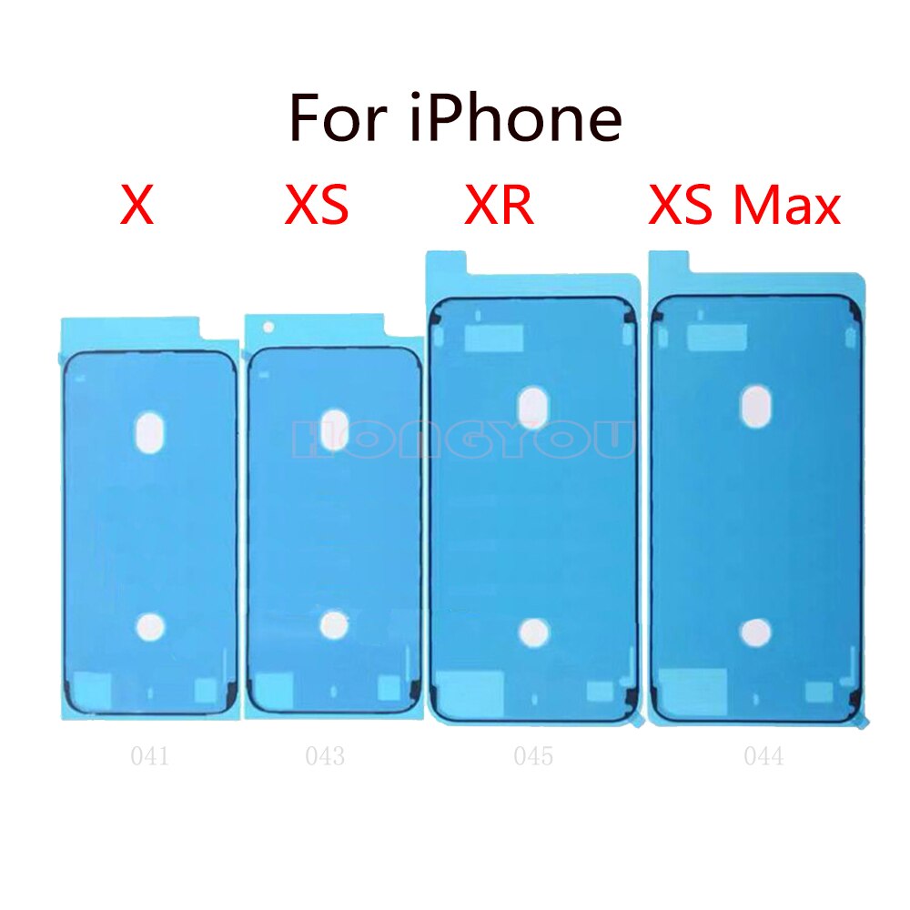 2 sztuk/partia Seal klej wodoodporna naklejka dla iPhone X XS XR XSMax 7 8 6S Plus 11 Pro Max ekran LCD wodoodporna taśma klej klej