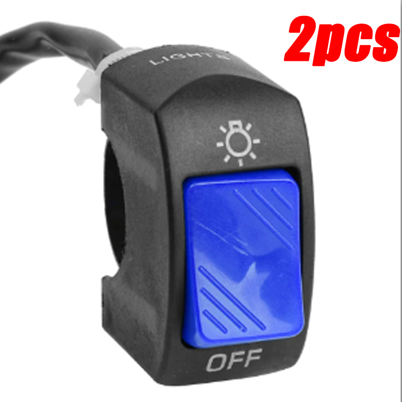 Universal Motorcycle Handlebar Kill Switch on Off Button Modification Button for 22MM Motorcycle ATVs Motorcycles Accessories: MULTI