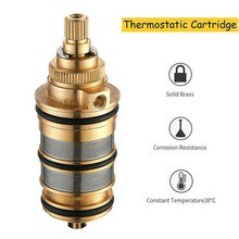 Brass Replacement Thermostatic Valve Spool Faucet Cartridge Shower Mixer Valve Tap Shower Mixing Valve Repair Tools