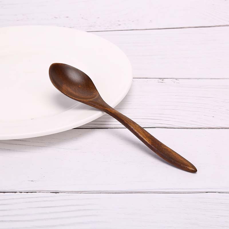 Wooden Spoon Kitchen Cooking Utensil Tool Soup Teaspoon Catering For Kicthen for Eating Mixing Stirring Cooking
