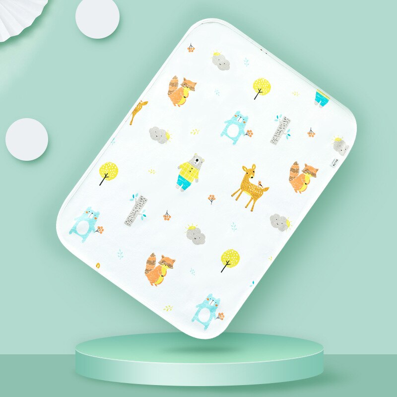 Babybeddengoed katoen waterdicht babyluierkussen lekvrij ademend verschoningsmatje meerdere specificaties babybedbenodigdheden: Paradijs / 3040cm