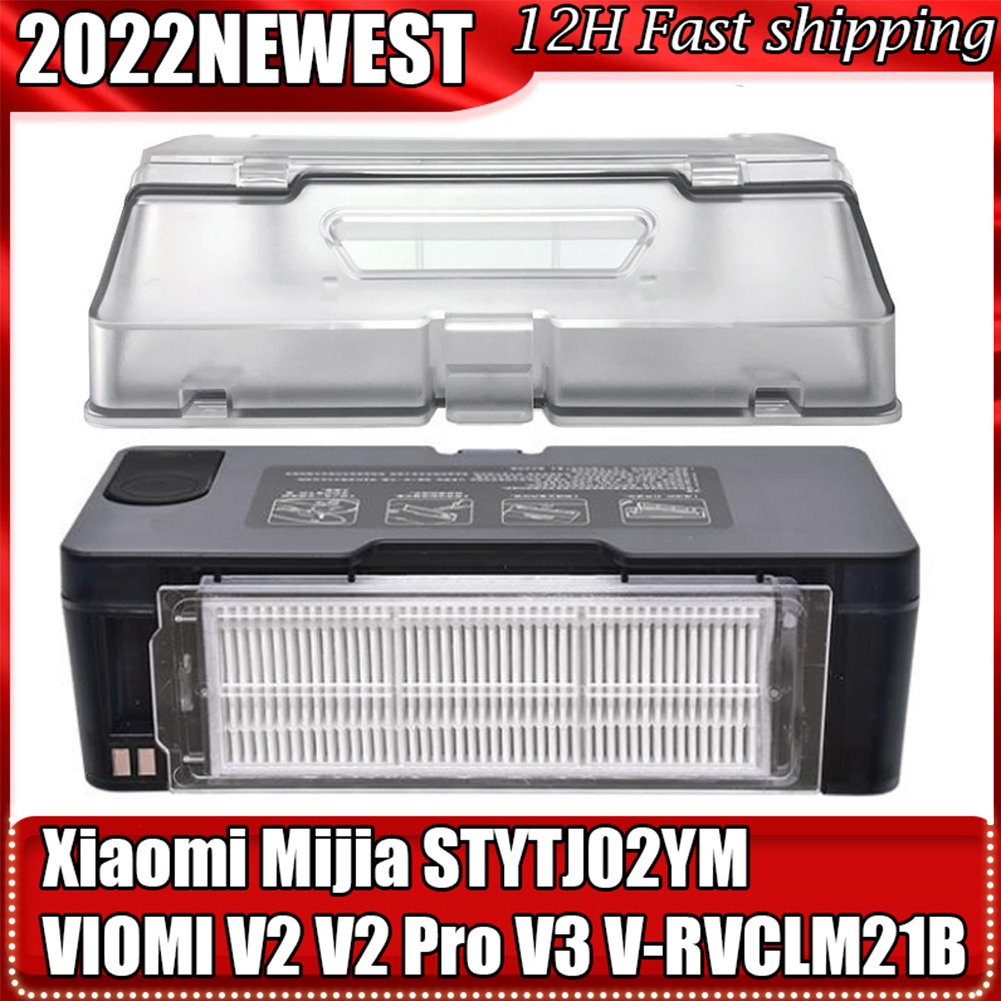 2&1 Water Tank dust bin box For XiaoMi Mijia Robot STYTJ02YM MVVC01-JG For VIOMI V2 V2 Pro V3 V-RVCLM21B Sweeper Accessories