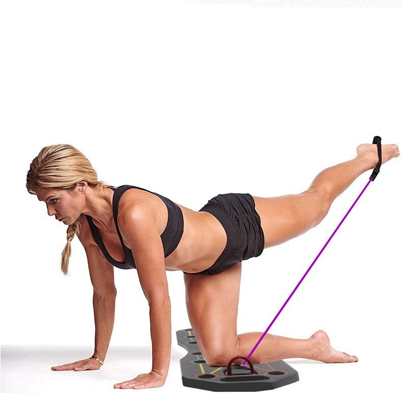 Push Up Rack Board 12in1 Body Building Fitness Exercise Push-up Stands Body Building Training System Home Gym Fitness Equipmen