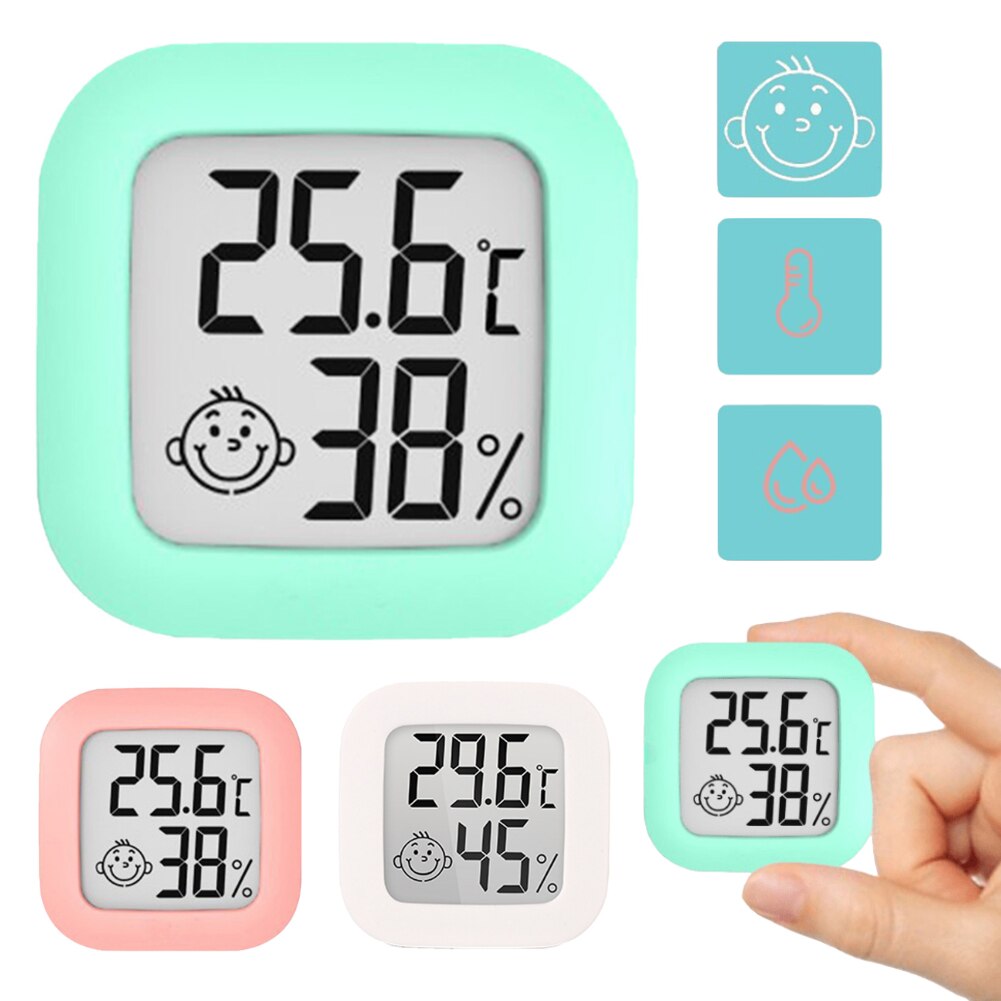 Air Humidity Meter Mini Indoor Thermometer LCD Digital Temperature Room Electronic Hygrometer Gauge Sensor Moisture Meter Home
