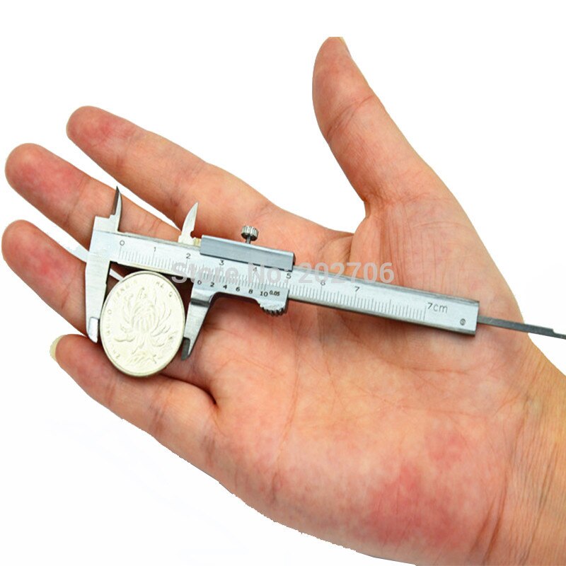 Mini Vernier Caliper Hardened Metric Machinist 0-70mm 0-100mm 0-150mm 0-200mm Stainless Steel Guage Portable Measuring Tool