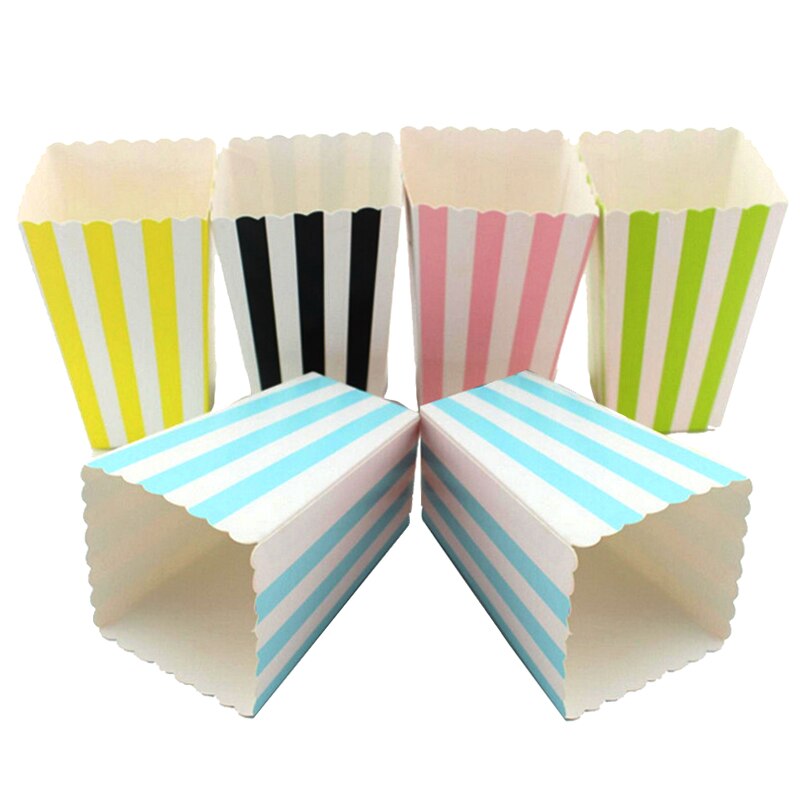 Paper box Snack Boxes Disposable Chicken DIY Popcorn Food Favour Party Supplies Candy 6pcs French Fries