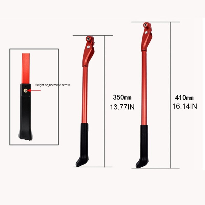 Soporte de bicicleta de 4,1 cm de altura ajustable y Universal, soporte para MTB, bicicleta de carretera, ajuste de diámetro de rueda de 26 -29 pulgadas,