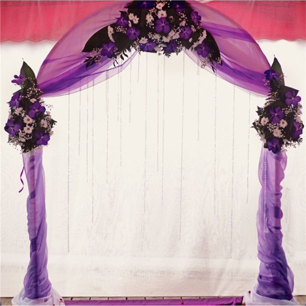 Wedding Arch Drapping Fabric Party Supplies Chiffon Fabric Drapes Backdrop Curtain Drapery Ceremony Reception Hanging Decor