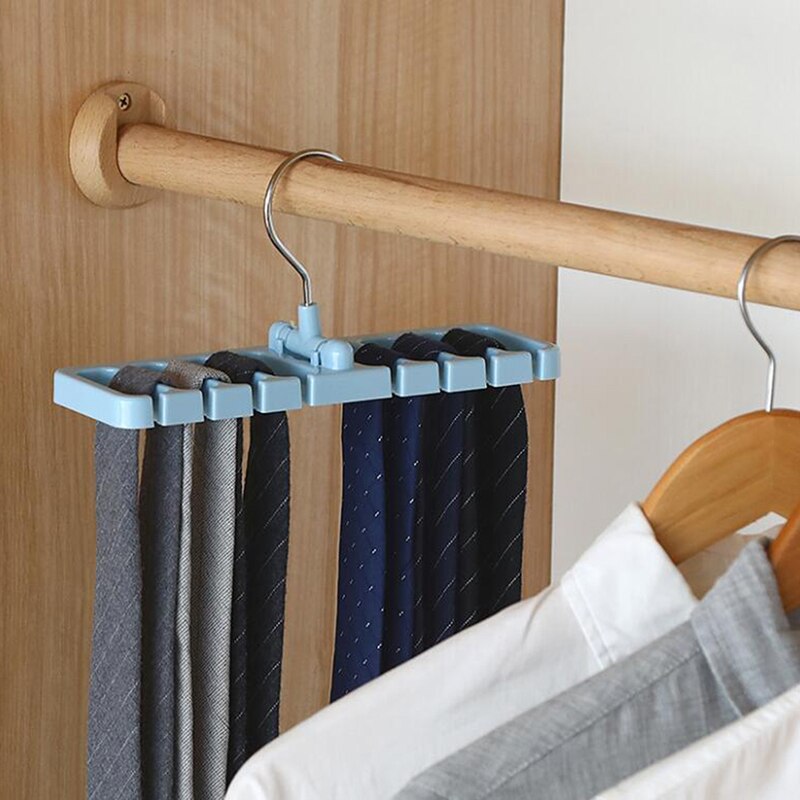 Roterende slips skjerf henger holder skjerf oppbevaringsstativ slips belte organisering garderobe organisering etterbehandling stativ skap plassbesparende