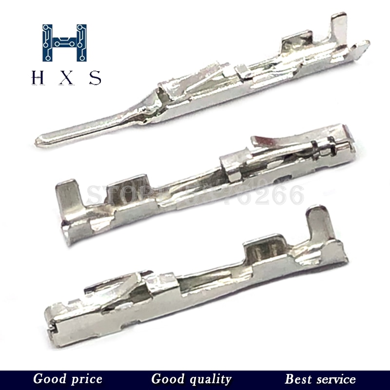 20 pièces auto femelle mâle broches à sertir fil lâche terminal 1123343-1 pour Tyco Amp connecteur 1376352-1
