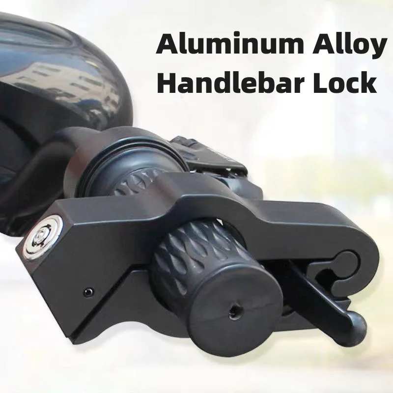 Blocco freno generale per veicoli elettrici Blocco clacson antifurto per auto per scooter Blocco acceleratore per moto Blocco portatile in lega di alluminio