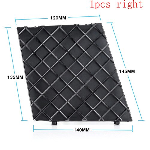 Black Front Bumper Lower Mesh Grill Trim Cover Pair Left Right For BMW E60 E61 M Exterior Car Accessories Replacement Parts: Grass Green