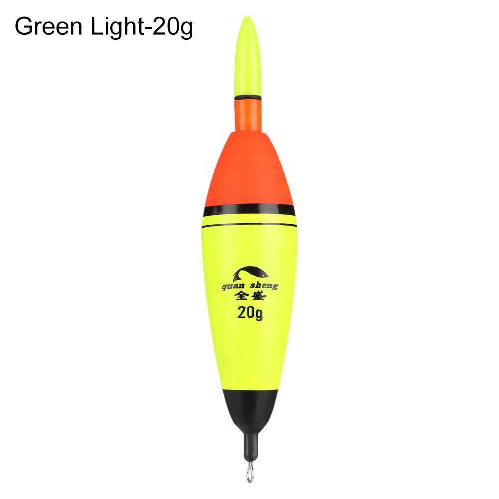 5g-100g Plastic Fishing Night Float Electronic Light Stick Eva Foam Ball Boia Bobber Buoyancy Fishing Accessories: 0.5# / green