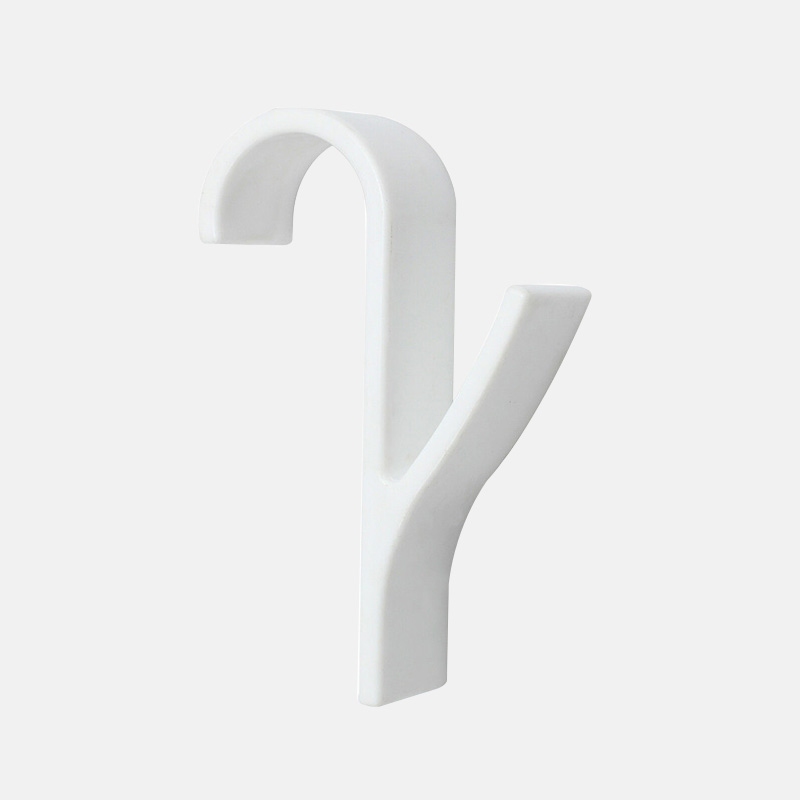 1/2/4/6pcs Hanger for Heated Towel Radiator Rail Clothes Hanger Bath Hook Holder Percha Plegable Scarf Hanger White: 1pc