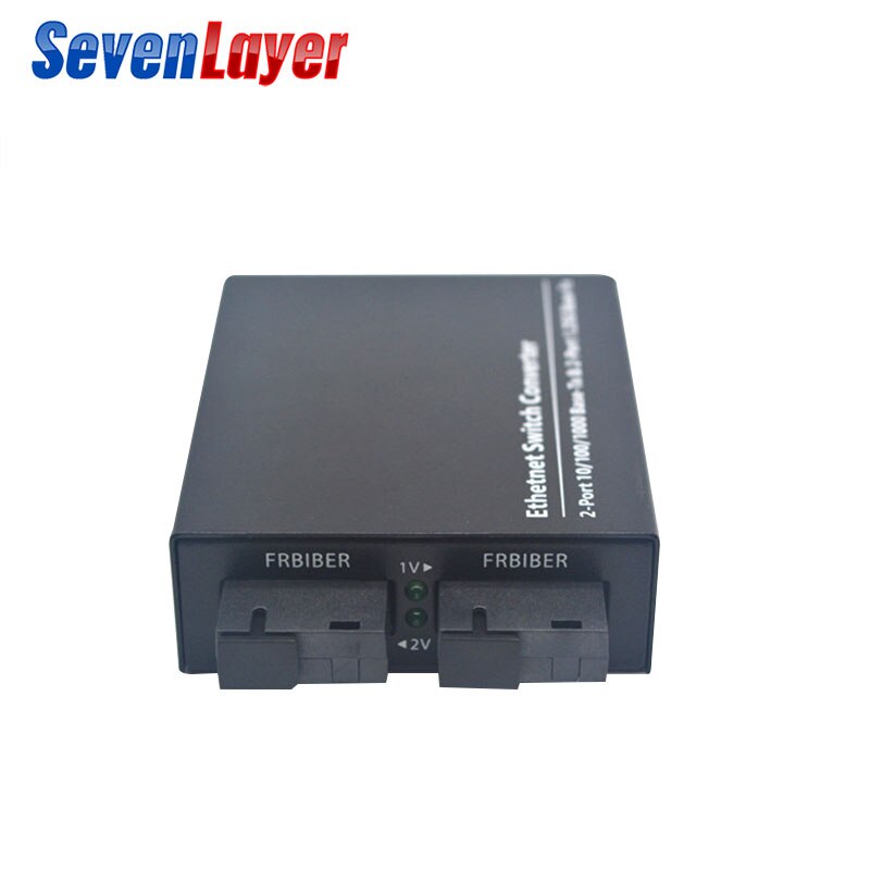 Convertidor Multimedia De Fibra Gigabit Ethernet – BIDI 40 Km, Puertos SC Monomodo Y RJ45, 1000Base-LX, Con Alimentación 5V