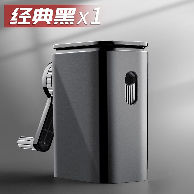 Art Puntenslijper Hand Crank Met Container Professionele Schilderen Kinderen Kunstenaar Student Briefpapier Schoolbenodigdheden Tenwin: Black