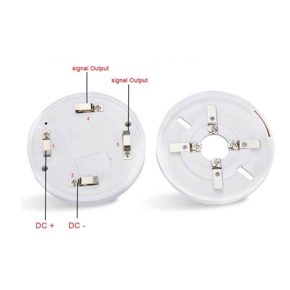 verdrahtet Rauchmelder Rauch Alarm Hardwired Rauch Strahl Detektor Mit DC9 ~ 35V Rauchmelder Mit Relais
