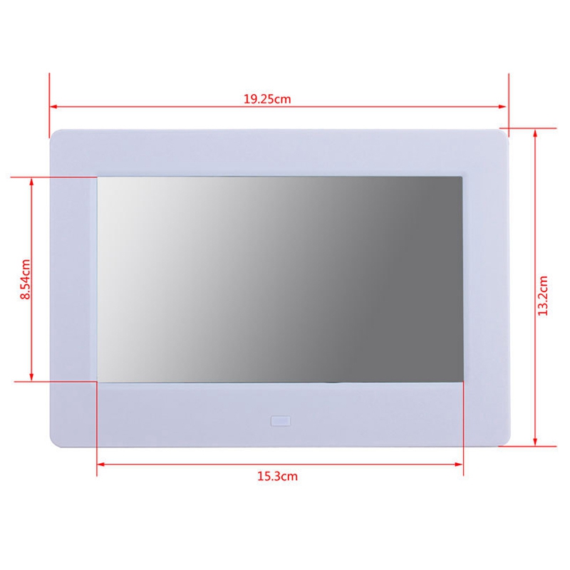 7 Zoll Digital Bild Rahmen 16:9 elektronisch Bild Video Spieler W/Fernbedienung Pro Heimat Digital Bild Rahmen