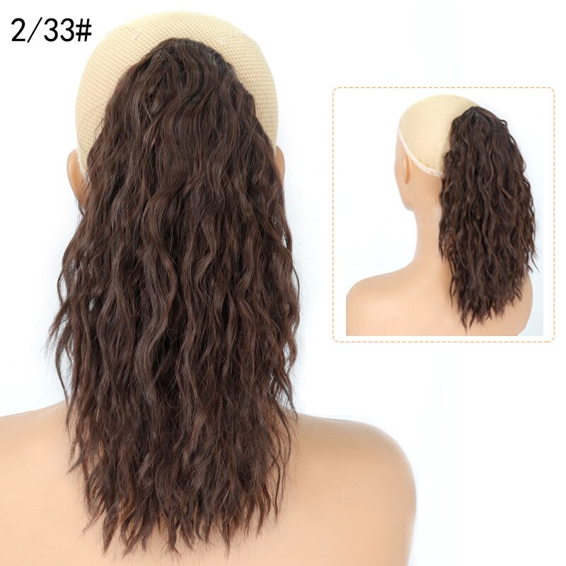 LISI-coletero con cordón africano para niña, pompón de pelo rizado y extensión de cabello sintético, coletero: 4/27HL