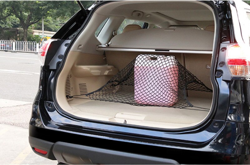 4 Hooks Car Trunk Luggage Cargo Elastic Net For Jaguar XF XFL XE XJ XJL F-Pace F pace fpace X761 XJ6 XKR XK8 X320 X308