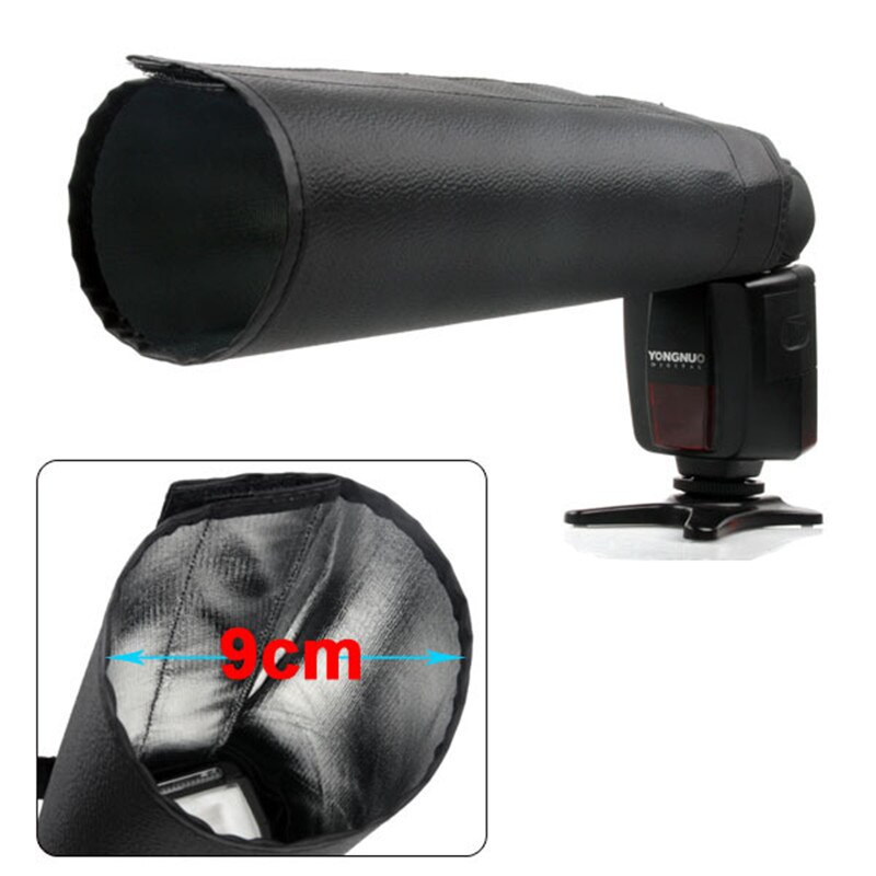 Difusor plegable Snoot Flash Softbox para YONGNUO, CANON, NIKON, SONY, PENTAX, SHANNY