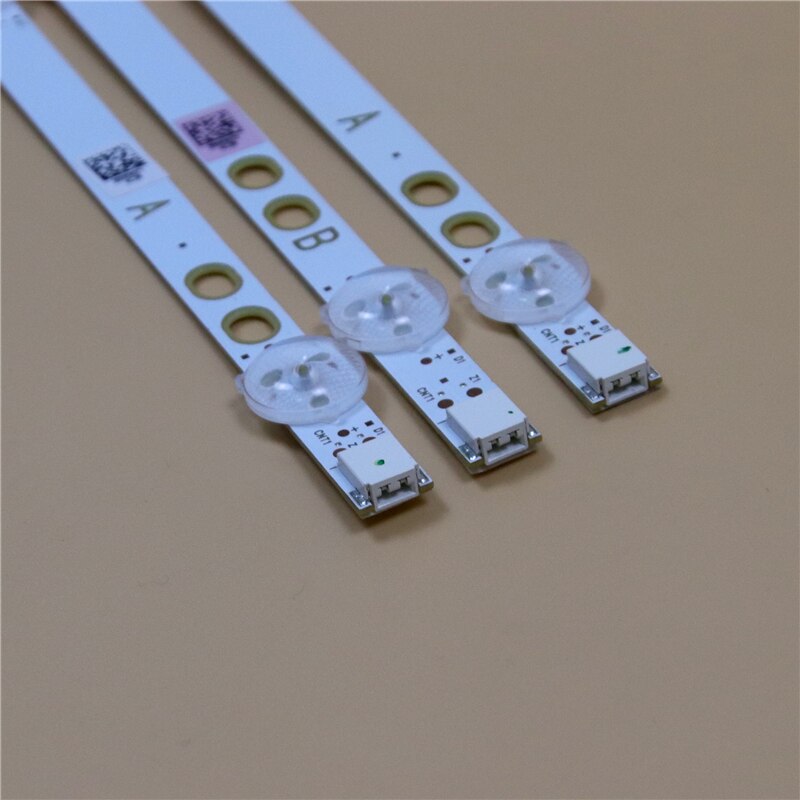 3 Piece/Kit Brand TV LED Bars For Celcus DLED40125FHD LED Backlight Strips Lamps Lens 17DLB40VXR1 LB40017 V0 V1_05-38S