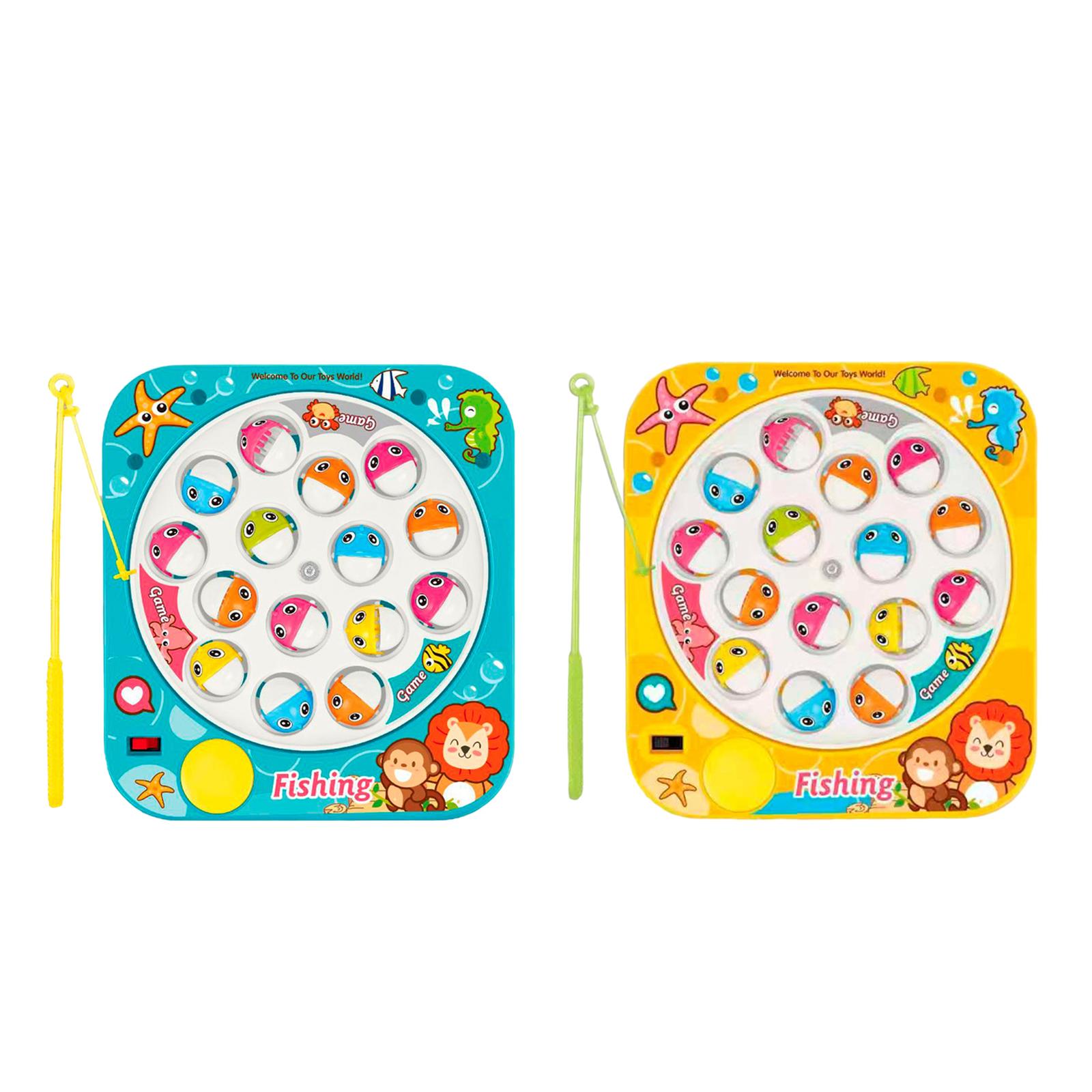 Elektronische Angeln Spielzeug Farbe Anerkennung für Vorschule Jungen Mädchen Kleinkinder