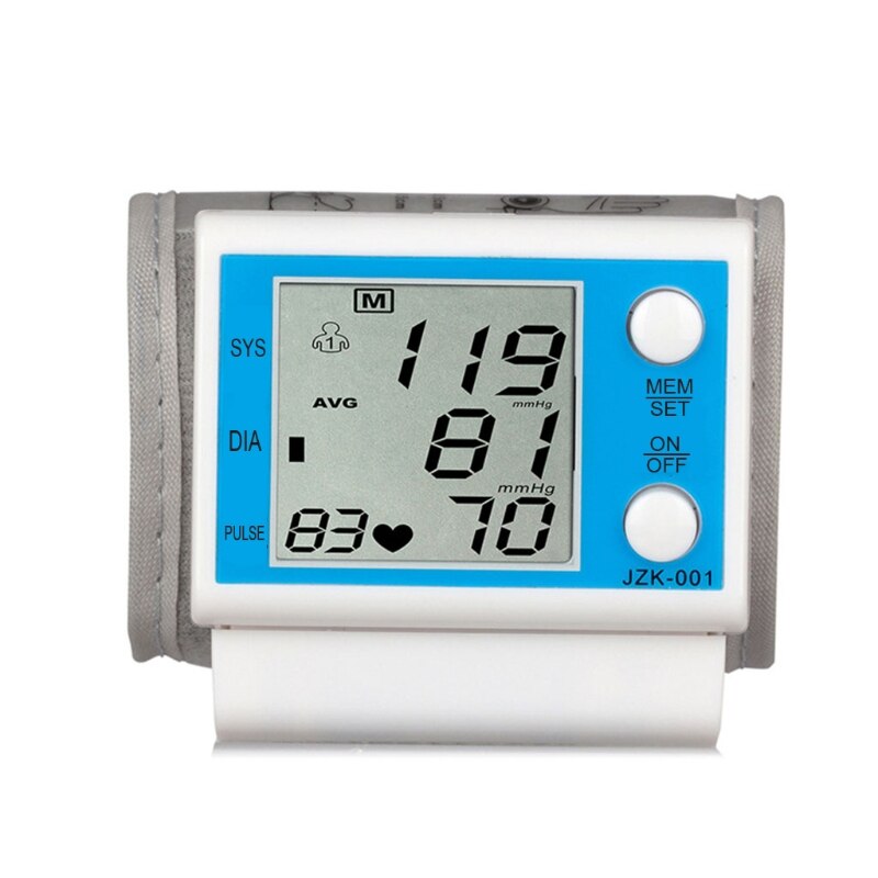 Wrist Electronic Digital Sphygmomanometer Intelligent Blood Pressure Monitor