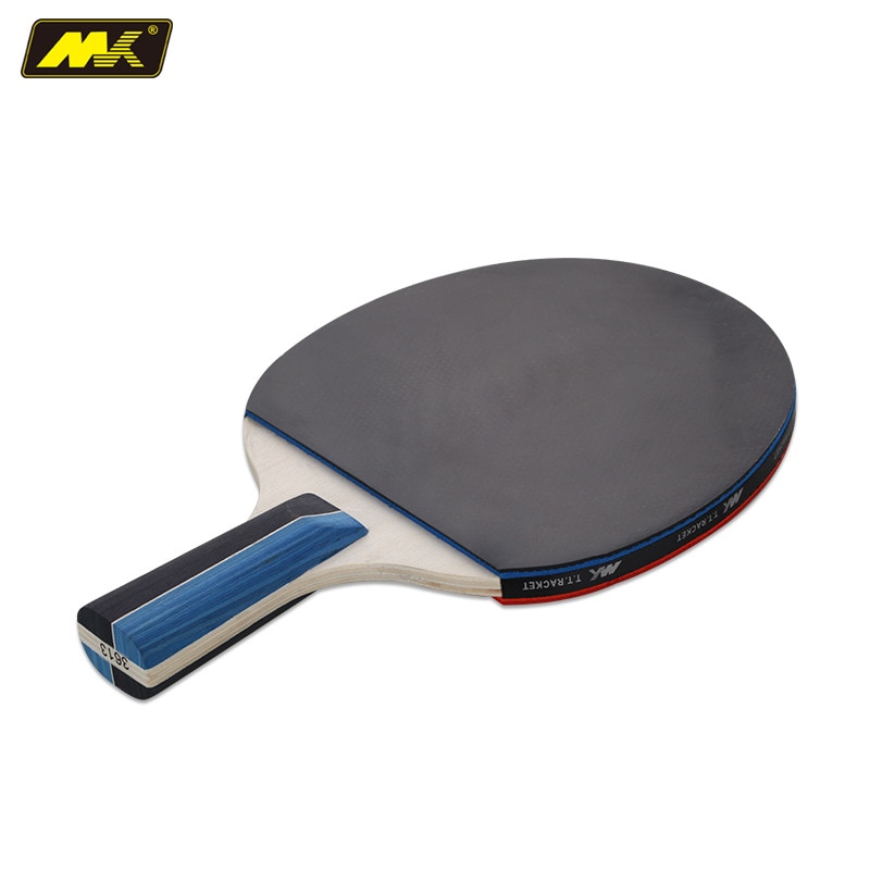 Raquette de Tennis de Table Double Face, 2 pièces améliorées, en caoutchouc, raquette de Tennis de Table, légère, puissante, recommandée