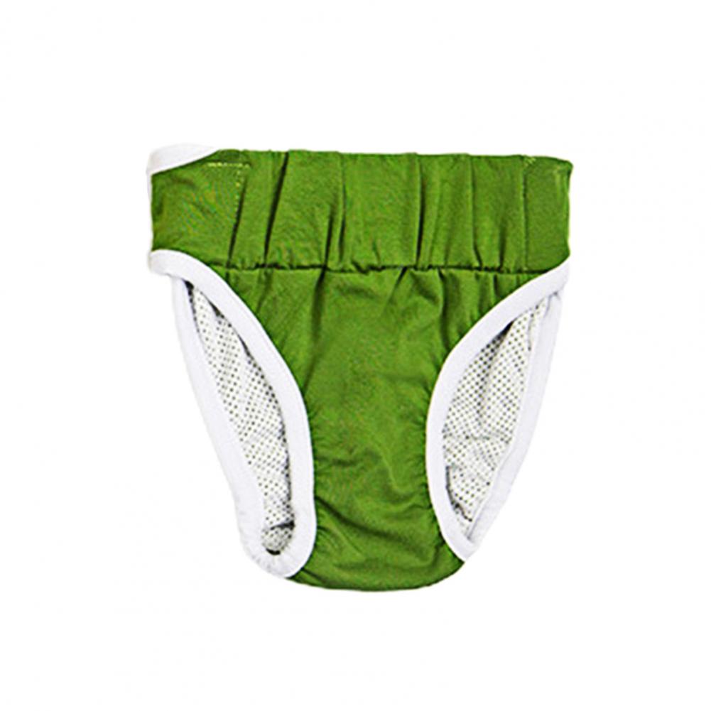 Mooie Hond Menstruatie Ondergoed Ademend Fysiologische Slipje Pet Supply: green / M