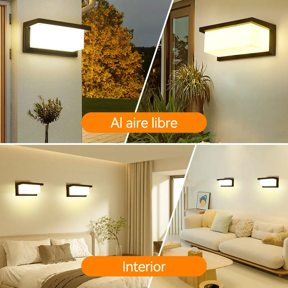 LED-wandlamp buiten Ip45 waterdichte wandlamp 25W wandlamp voor slaapkamer woondecoratie balkon tuin binnenwandverlichting