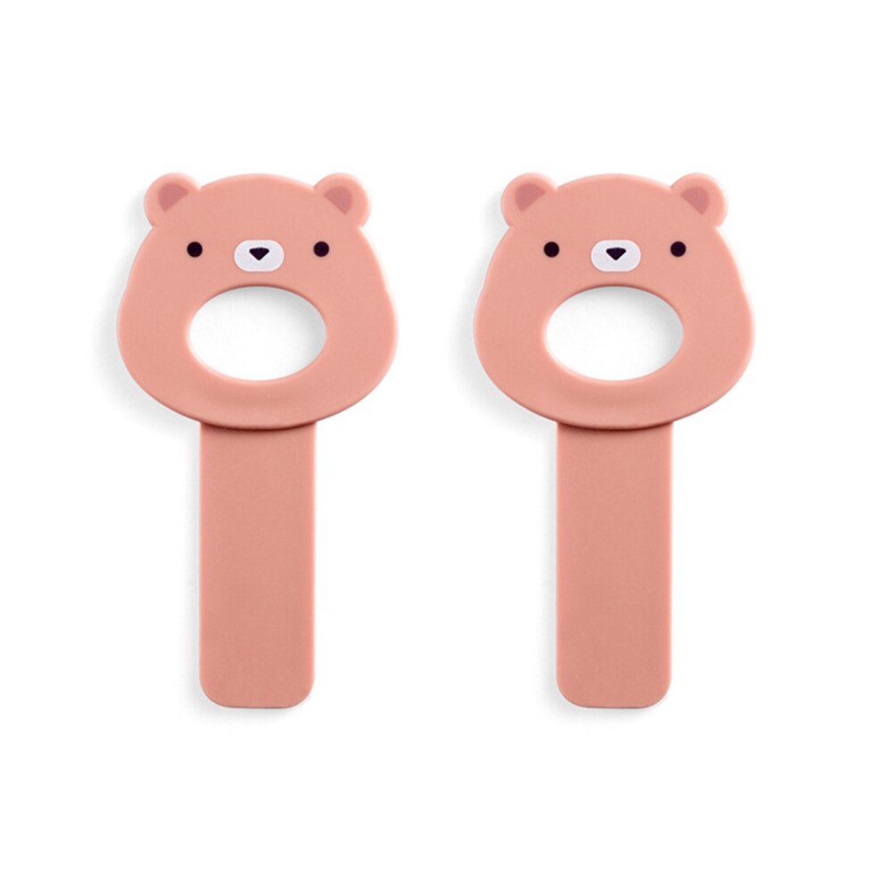 1PairCartoon Cover Lifter Toilet Seat Handle Holder Bathroom Lid Cover Toilet Bowl Seat Lift Handle Hand Uncovering Toilet Cover: 3