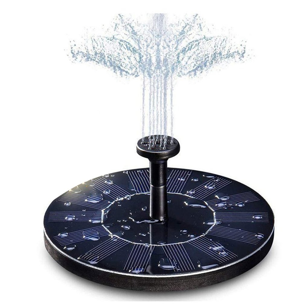 Garden Decoration Water Floating Solar Power Fountain Panel Kit Water Pump For Pool Pond Garden Solar sprinkler