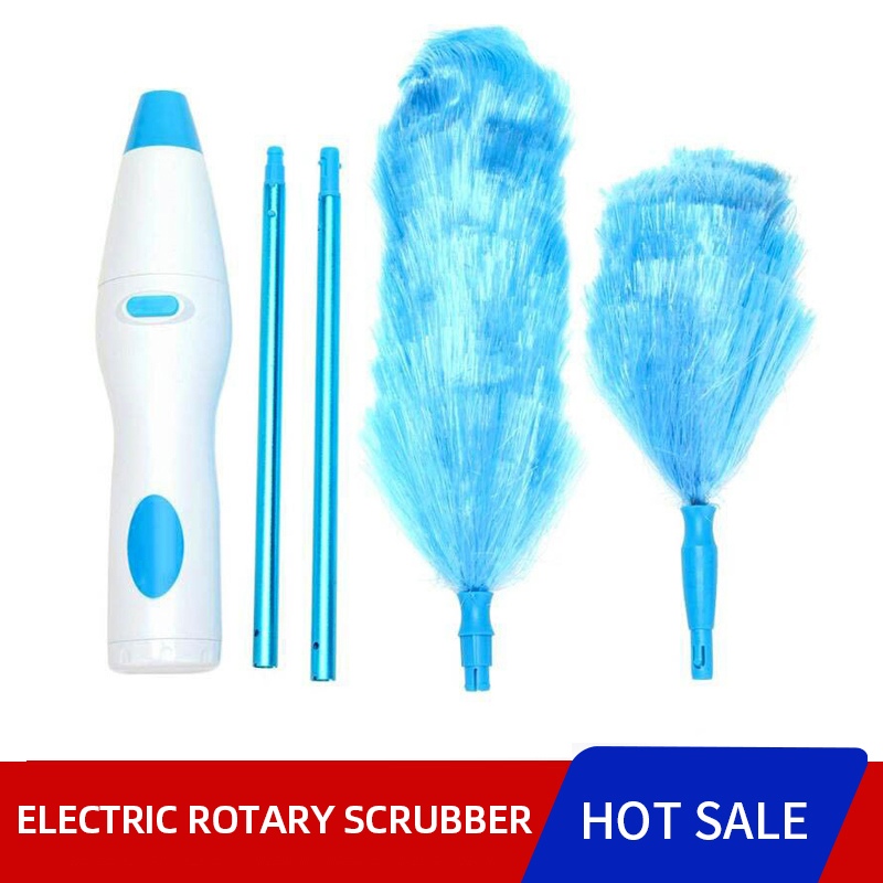 Elektrische stofborstel, roterende stofborstel, verstelbare plumeau, stofzuiger, jaloezieën, raamreinigingsgereedschap, instant duster pro