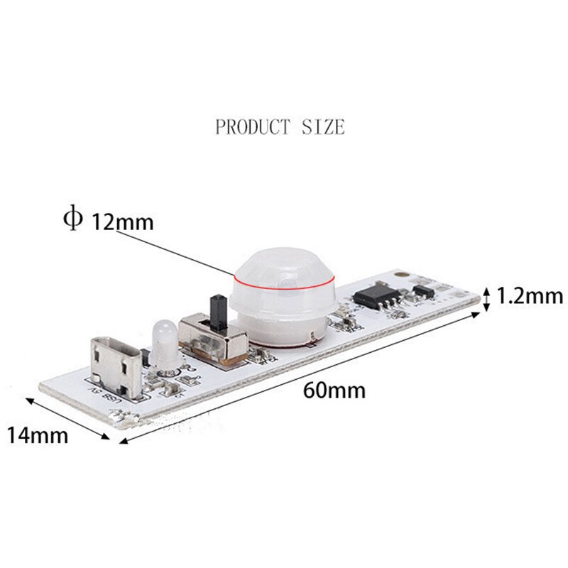 LED Cabinet Lamp Hand Induction Switch Infrared Induction the Circuit Board Wardrobe Light Switch