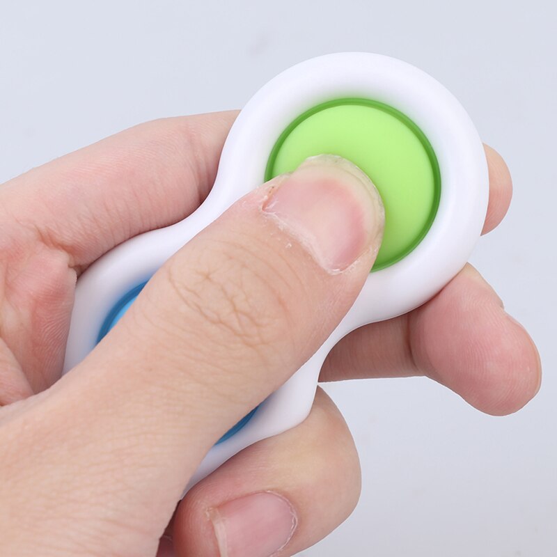 Simple Dimple Fidget Toys Fat Brain Toys Stress Relief Keychain Hand Sensory Toy