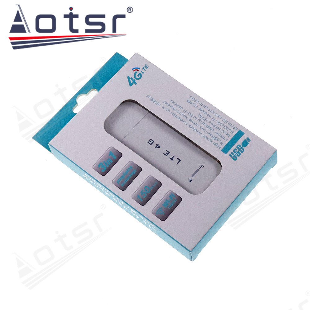 150Mbps 4G Lte Usb Modem Adapter Draadloze Usb Netwerkkaart Universele Draadloze Modem Wit 4G Wifi Router