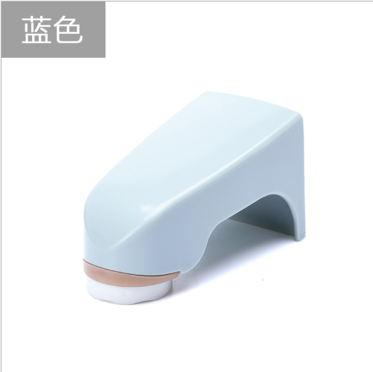 1pc Edelstahl Seifenschale Kreative schlagen-freies Seife Halfter Zauberstab Halfter Schlecht Gerät Praktische Magnetische seife Halfter: Blau