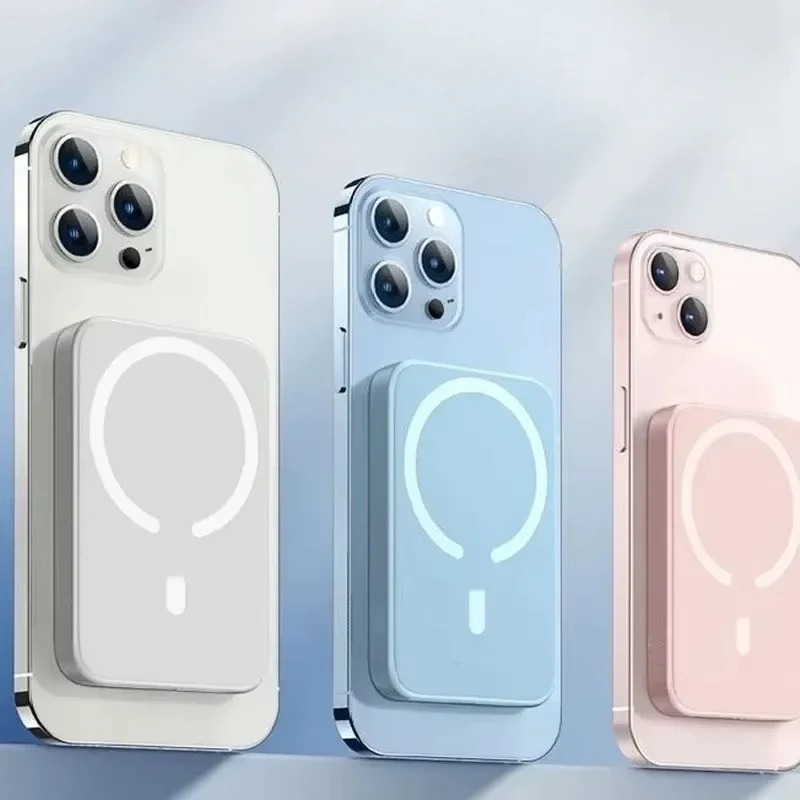 50000 mah magnetisk trådlös powerbank för magsafe bärbar för iphone 17 16 bärbar laddare externt 15 batteripaket