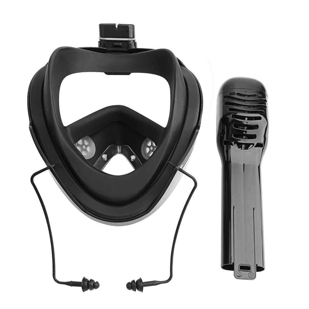 Máscara de Snorkel , antiniebla, seca, con tapones para los oídos, submarinismo, gafas de respiración