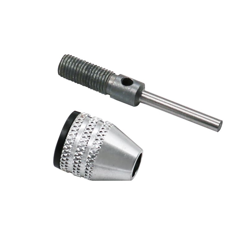 0.3-3.6mm Mini Drill Chuck Adapter Converter w/2.35mm Connecting Shaft Electric Grinding Engraving Machine Conversion