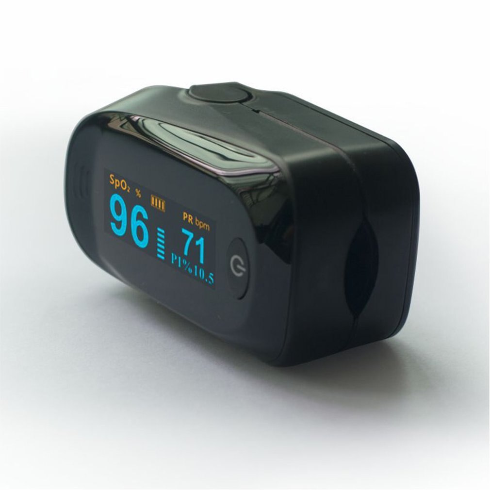 1 Pcs Fingertip Pulse Oximeter Household Oxygen Saturation Monitor Pulse Blood Oxygen Saturation Detector