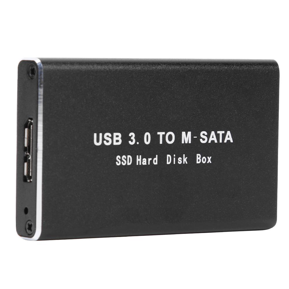 Ssd case usb 3.0 to msata adapter ekstern harddisk kabinet harddisk kasse hdd kabinet msata mobile ssd disk kasse