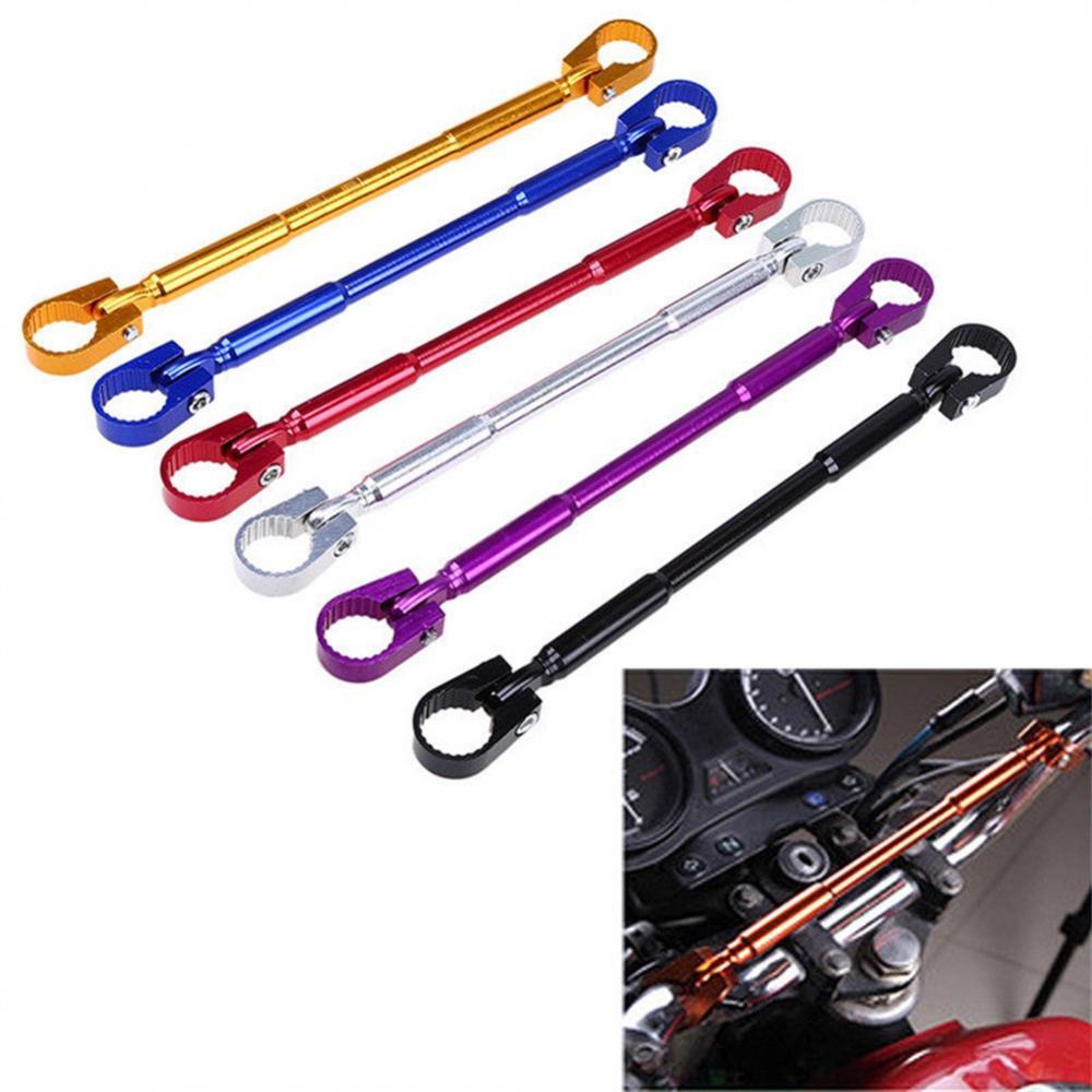 2Pcs 22mm Universal Motorcycle Aluminium Alloy Strengthen Handlebar Balance Handlebar Crossbar Motocross Handle Bar Accessories