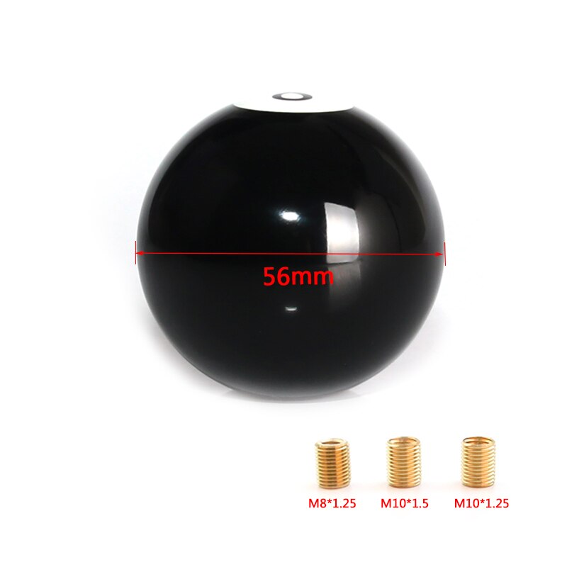black 8 Ball Gear Knob / Short shifter Knob For Universal Car Acrylic BLACK 8 Ball for